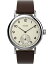 ӻ å  Timex Men's Standard Sub-Second 40mm Watch - Brown Strap Champagne Dial Silver-Tone Caseӻ å 