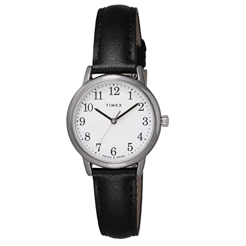 腕時計 タイメックス メンズ Timex TW2V69100 Easy Reader Watch, White, Dial, Brass, Quartz, 1.2 inches (30 mm), Black, Multicolor (White/Black)腕時計 タイメックス メンズ