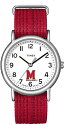 腕時計 タイメックス メンズ Timex Unisex Weekender 38mm Watch - Maryland Terrapins with Slip-Thru Single Layer Strap腕時計 タイメックス メンズ