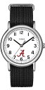 楽天angelica腕時計 タイメックス メンズ TIMEX Unisex Weekender 38mm Watch - Alabama Crimson Tide with Slip-Thru Single Layer Strap腕時計 タイメックス メンズ