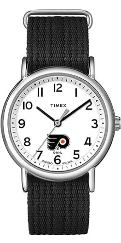 腕時計 タイメックス メンズ TIMEX Unisex Weekender 38mm Watch - Philadelphia Flyers with Slip-Thr..