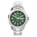 rv ^CbNX Y Timex Men's Essex Avenue (44mm) Green Dial / Stainless Steel Bracelet TW2W13900rv ^CbNX Y