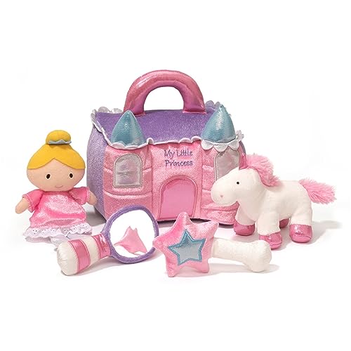 ガンド GUND ぬいぐるみ リアル お世話 Baby GUND Play Soft Collection, Princess Castle 5-Piece Plush Playset with Rattle, Squeaker and Crinkle Plush Toys, Sensory Toy for Babies and Newborns, 7”ガンド GUND ぬいぐるみ リアル お世話