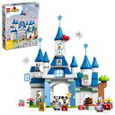 レゴ LEGO DUPLO Disney 3in1 Magic Castle Building Set for Family Play with 5 Disney Figures Including Mickey, Minnie, and Their Friends, Magical Disney 100 Adventure Toy for Toddlers Ages 3 and Up, 10998レゴ