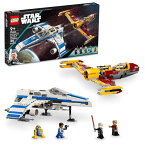 レゴ LEGO Star Wars: Ahsoka New Republic E-Wing vs. Shin Hati’s Starfighter 75364 Star Wars Playset Based on The Ahsoka TV Series, Show Inspired Building Toy for Ahsoka Fans Featuring 5 Star Wars Figuresレゴ