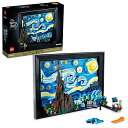 レゴ LEGO Ideas Vincent Van Gogh The Starry Night 21333 Building Blocks - Unique 3D Wall Art Home D cor Piece or Table Display with Artist Minifigure, Creative Building Crafts Set for Adultsレゴ