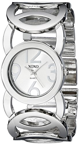 楽天angelica腕時計 クスクス キスキス レディース XO5210 XOXO Women's XO5210 Silver-Tone Watch with Link Bracelet腕時計 クスクス キスキス レディース XO5210