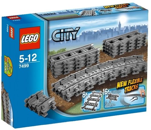 쥴 ƥ 4609430 LEGO City Flexible Tracks 7499 Train Toy Accessory쥴 ƥ 4609430