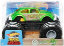 ホットウィール マテル ミニカー ホットウイール Hot Wheels Monster Trucks Oversized 1:24 Scale Metal Die-Cast Toy Truck (2023 Beetle)ホットウィール マテル ミニカー ホットウイール