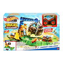 ホットウィール マテル ミニカー ホットウイール Hot Wheels Monster Trucks Toy Truck & Playset, Rhinomit...