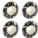 ウィール タイヤ スケボー スケートボード 海外モデル DGK Skateboards Street Formula Black/White Skateboar...