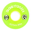 ウィール タイヤ スケボー スケートボード 海外モデル Dogtown K-9 Cruiser Wheels - Lime 63mm (Set of 4)ウィー...