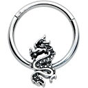 ボディキャンディー ボディピアス アメリカ 日本未発売 ウォレット Body Candy Womens 16G Steel Hinged Segment Rin...