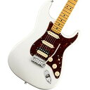 フェンダー エレキギター 海外直輸入 Fender American Ultra Stratocaster HSS - Arctic Pearl with Ma...