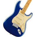 フェンダー エレキギター 海外直輸入 Fender American Ultra Stratocaster - Cobra Blue with Maple Fi...