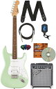 フェンダー エレキギター 海外直輸入 Fender Squier Sonic Stratocaster HSS - Surf Green Bundle with...