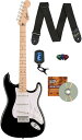 フェンダー エレキギター 海外直輸入 Fender Squier Sonic Stratocaster - Black Bundle with Tuner, S...