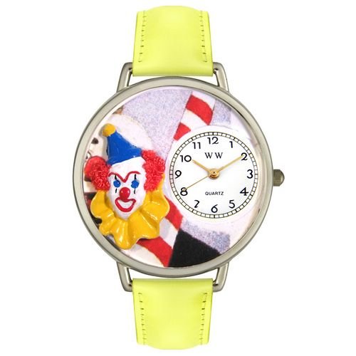 rv C܂Ȃ킢 v[g NX}X jZbNX WHIMS-U0210002 Whimsical Gifts Penny Clown 3D Watch Collection | Silver Finish Large | Unique Fun Novelty | Handmrv C܂Ȃ킢 v[g NX}X jZbNX WHIMS-U0210002