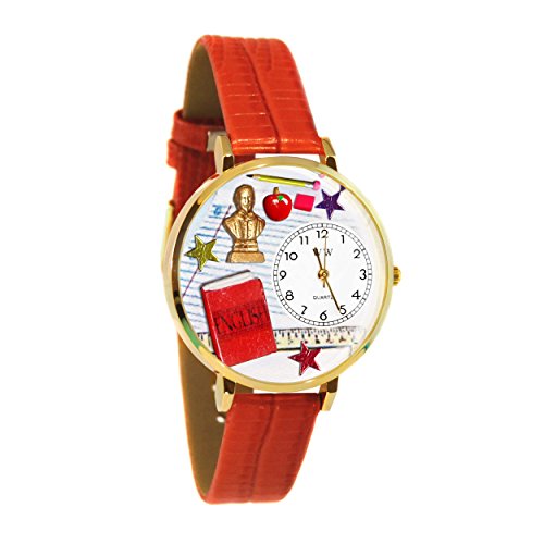 rv C܂Ȃ킢 v[g NX}X jZbNX WHIMS-G0640005 Whimsical Gifts English Teacher Watch in Gold Large Stylerv C܂Ȃ킢 v[g NX}X jZbNX WHIMS-G0640005