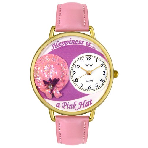 rv C܂Ȃ킢 v[g NX}X jZbNX WHIMS-G1020001 Whimsical Watches Unisex G1020001 Pink Hat Pink Leather Watchrv C܂Ȃ킢 v[g NX}X jZbNX WHIMS-G1020001