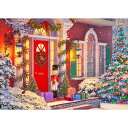 ジグソーパズル 海外製 アメリカ Springbok Christmas House 500 Piece Jigsaw Puzzle - Perfect Family Holiday Puzzle of a Cozy Winter Scene and Christmas Lightsジグソーパズル 海外製 アメリカ