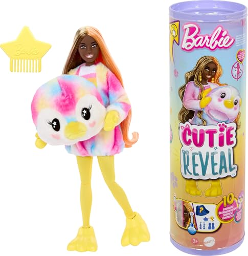 バービー バービー人形 Barbie Cutie Reveal Doll & Accessories, Color Dream Series, Tie-Dyed...