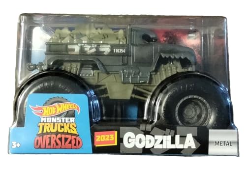 ホットウィール マテル ミニカー ホットウイール Hot Wheels Monster Trucks Oversized 1:24 Scale Metal Die-Cast Toy Truck (King of Monsters)ホットウィール マテル ミニカー ホットウイール