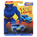 ホットウィール マテル ミニカー ホットウイール Hot Wheels Beast X-Men 97 Character Cars, 1:64 Scaleホットウィール マテル ミニカー ホットウイール