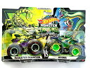 ホットウィール マテル ミニカー ホットウイール Metal Hotwheels Monster Trucks Roarin Rumble 1-64 Scale Double Pack, Radiated Scorpion Vs Pure Muscle Hydraホットウィール マテル ミニカー ホットウイール