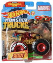ホットウィール マテル ミニカー ホットウイール Hot Wheels Monster Trucks Iron Man, Includes Crushable Car 75/75ホットウィール マテル ミニカー ホットウイール