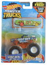 ホットウィール マテル ミニカー ホットウイール Hot Wheels Monster Trucks Bigfoot with Crushed Die Cast Carホットウィール マテル ミニカー ホットウイール