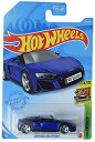 ホットウィール マテル ミニカー ホットウイール Hot Wheels 2019 Audi R8 Spyder, Exotics 4/10 - Blueホットウ...