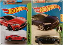 ホットウィール マテル ミニカー ホットウイール Hot Wheels Tesla Model S HW Workshop Red and HW Green S...
