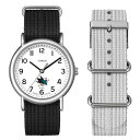 腕時計 タイメックス メンズ Timex Unisex Weekender Box Set 38mm Watch - San Jose Sharks腕時計 タイメックス メンズ