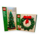 レゴ Lego Holiday Bundle, Christmas Tree (40573) and Wreath (40426), 2-in-1 Buildi...