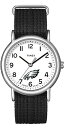 腕時計 タイメックス メンズ Timex Unisex Weekender 38mm Watch - Philadelphia Eagles with Slip-Thru Single Layer Strap腕時計 タイメックス メンズ