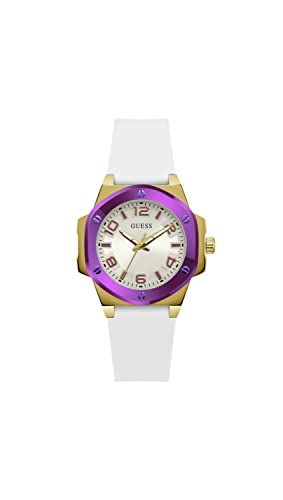 腕時計 ゲス GUESS レディース GUESS Ladies 38mm Watch - White Strap White Dial Two-Tone Case腕時計 ゲス GUESS レディース