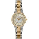 腕時計 タイメックス レディース Timex Women's Dress 27mm Self-Adjustable Bracelet Watch - Two-Tone Bracelet Mother of Pearl Dial Two-Tone Case腕時計 タイメックス レディース(2)