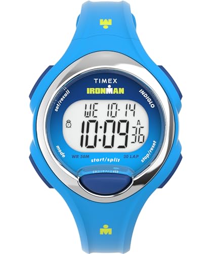腕時計 タイメックス レディース Timex Women's Ironman Triathlon Essential 30 34mm Watch - Blue ...