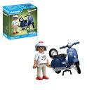 プレイモービル ブロック 組み立て 知育玩具 ドイツ PLAYMOBIL Cars 71622 1969 Vespa 150 Sprint Veloce, Blue, Faithful Model for Collectors and Fans, Includes Versatile Accessories and Detachable Spare Wheプレイモービル ブロック 組み立て 知育玩具 ドイツ