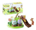 プレイモービル ブロック 組み立て 知育玩具 ドイツ Playmobil 1.2.3 & Disney: Winnie's & Tigger's Bee Gar...
