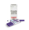 クレヨラ アメリカ 海外輸入 知育玩具 Crayola Washable Markers - Violet Purple (12ct), Kids Broad ...