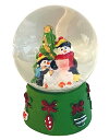 スノーグローブ 雪 置物 インテリア 海外モデル Mini Christmas Snow Globe 2.25