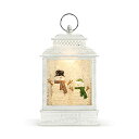 スノーグローブ 雪 置物 インテリア 海外モデル DEMDACO White Knit Snowman Couple 11 x 6.25 Resin Music...