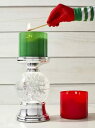 スノーグローブ 雪 置物 インテリア 海外モデル Bath & Body Works Candle Holder Compatible and White Ba...