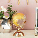 スノーグローブ 雪 置物 インテリア 海外モデル CosmoLiving by Cosmopolitan Aluminum Metal Globe with T...