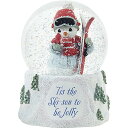 スノーグローブ 雪 置物 インテリア 海外モデル Precious Moments Musical Snow Globe | ‘Tis The Ski-son ...