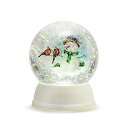スノーグローブ 雪 置物 インテリア 海外モデル DEMDACO Dean Crouser Lit Snowman and Cardinal Birds Win...