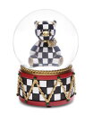スノーグローブ 雪 置物 インテリア 海外モデル MacKenzie-Childs Courtly Bear Snow Globeスノーグローブ 雪 置物 イン...