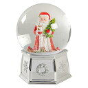 スノーグローブ 雪 置物 インテリア 海外モデル Spode Christmas Tree Musical Santa Snow Globe, Largeスノー...